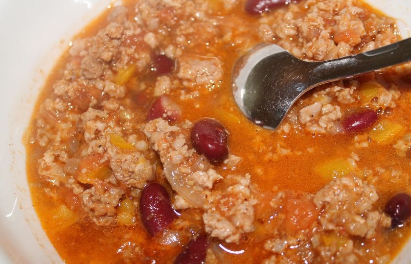 1. Этап. Мексиканский суп с фаршем: Ну вот, наш суп готов:) Приятного аппетита!