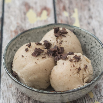 Натуральное банановое мороженое