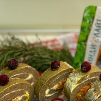 Печеночный рулет Две начинки