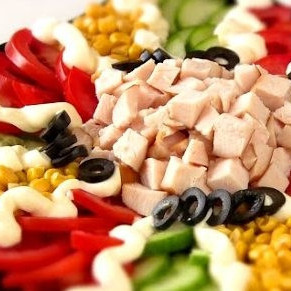 Салат праздничный за 10 минут