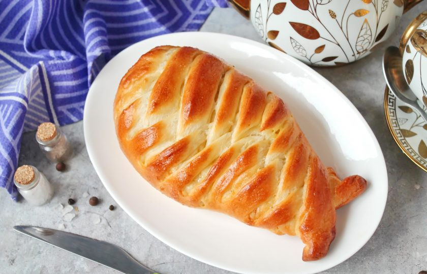 1. Этап. Лещ запеченный в тесте: Приятного аппетита!