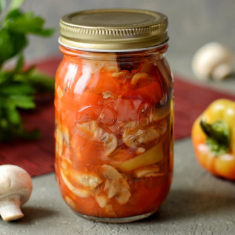 Лечо с грибами