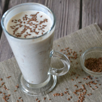 Льняная мука для похудения с кефиром