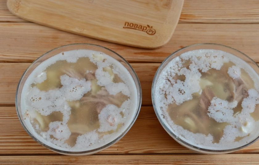 1. Этап. Холодец из свинины и говядины: 9. Холодец готов! Приятного!