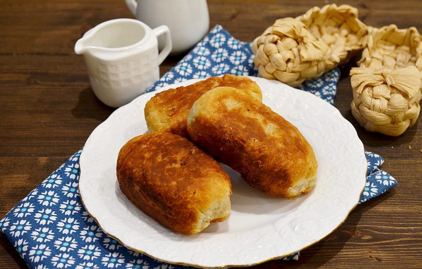 1. Этап. Пирожки жареные во фритюре: Приятного аппетита!