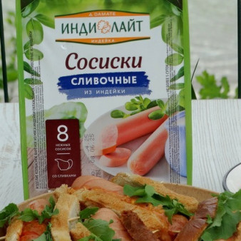 Хот-дог с хлебом