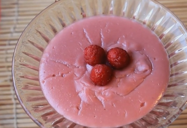 1. Этап. Кисель из овсянки: Украсьте готовый кисель малиной. Приятного аппетита!