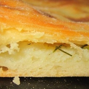 Пирог с картофелем и сыром