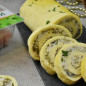 Сырный рулет с индейкой и грибами