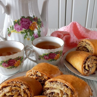 Гата с орехами