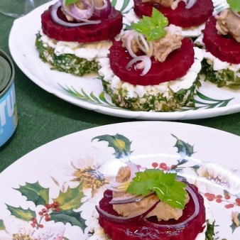 Закусочные бутерброды с тунцом