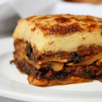 Картофельная запеканка с фаршем без сыра