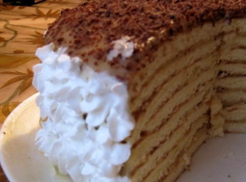 1. Этап. Тортик Mинутка: Лучше всего оставить торт на пару часиков пропитаться, а уже потом подавать к столу. Приятного всем аппетита!