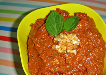 1. Этап. Песто из вяленых помидоров: Приятного аппетита!