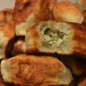 Пирожки с зеленым луком и яйцом