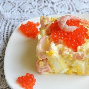 Королевский салат на день рождения