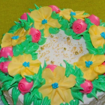 Крем-пломбир для украшения торта