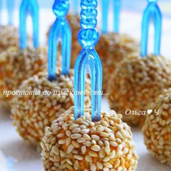 Закусочные морковно-ореховые шарики