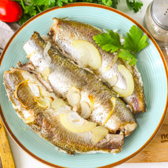 Жерех в духовке в фольге