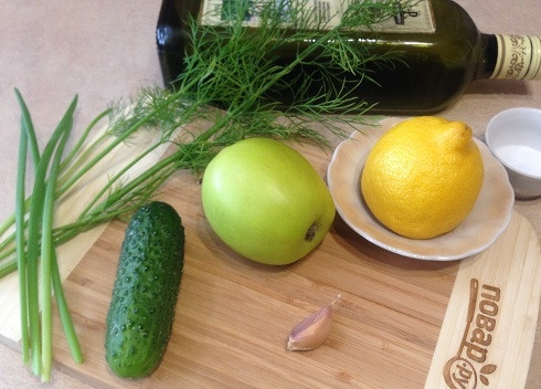 1. Этап. Салат Газапхули: 1. Вот и все наши ингредиенты для приготовления вкусного салата.