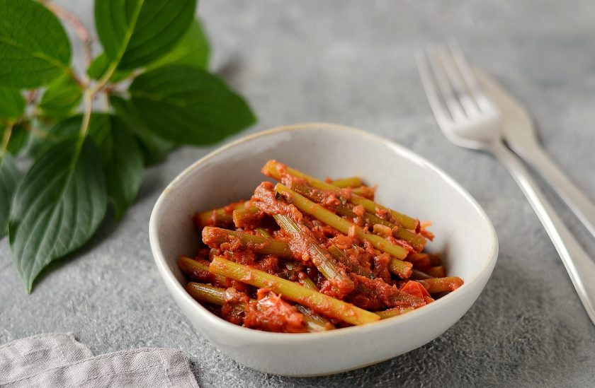 1. Этап. Черемша с томатной пастой: Черемша с томатной пастой готова, приятного вам аппетита!