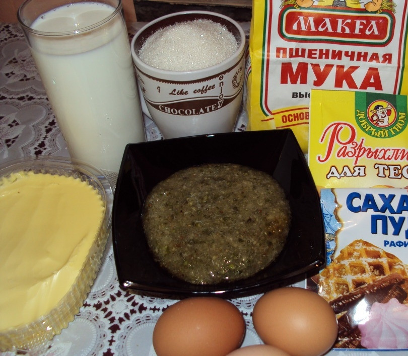 1. Этап. Маффины с фейхоа: 1. Первым делом одготавливаем все необходимые для приготовления ингредиенты.