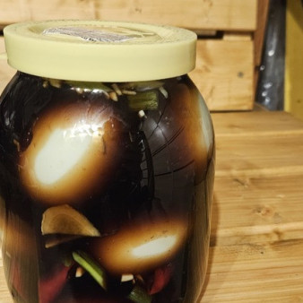 Маринованные куриные яйца по корейски