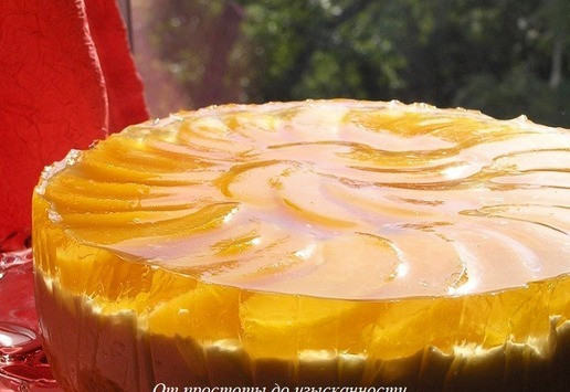 1. Этап. Торт Осенний поцелуй после жаркого лета: Подавайте к столу.