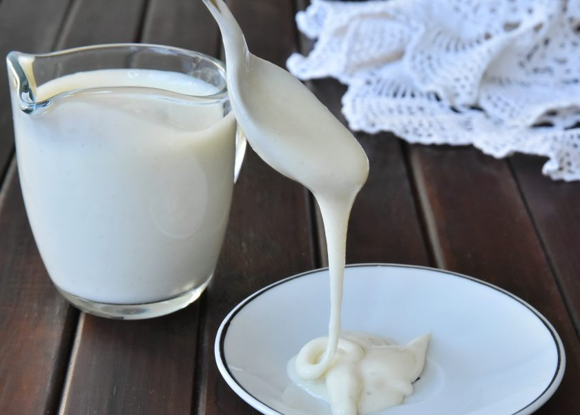 1. Этап. Сгущенное молоко по Дюкану: Сгущенное молоко по Дюкану готово. Оно конечно отличается от классического продукта и больше по вкусу и консистенции напоминает заварной крем или пудинг.