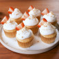 Strawberry Cheesecake Stuffed Cupcakes
