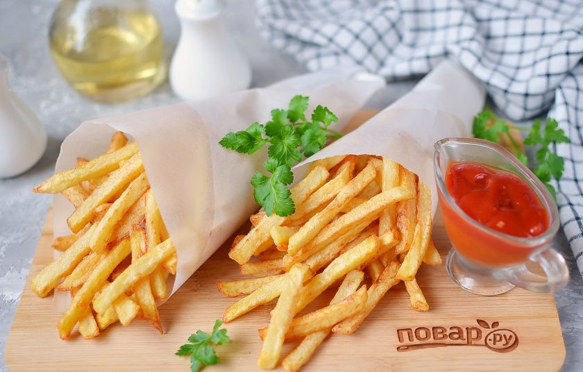 1. Этап. Картофель фри: Приятного аппетита!