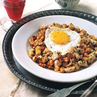 Potato, Mushroom, and Chicken Hash