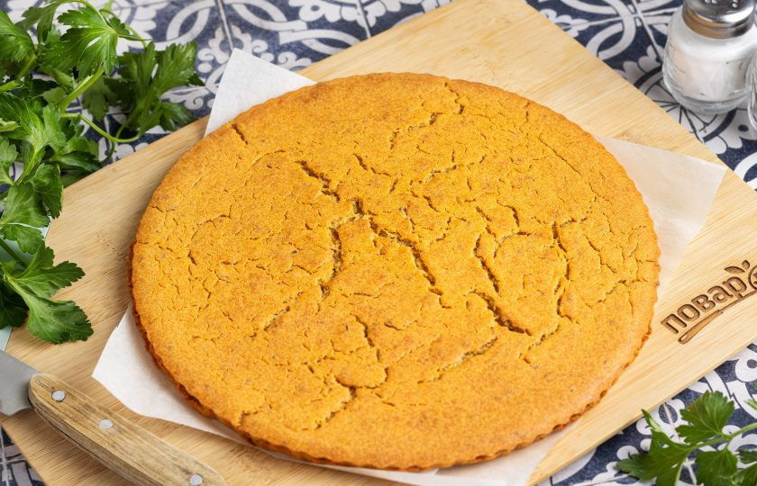 1. Этап. Фарината из гороховой муки: Фарината из гороховой муки готова.