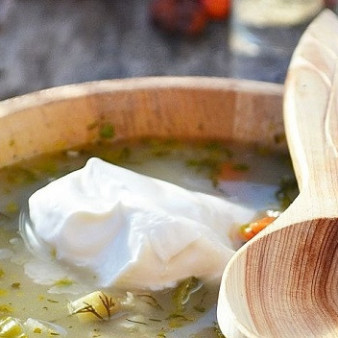 Рассольник с почками