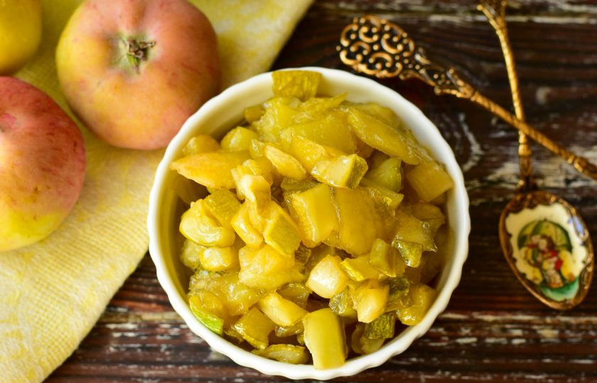 1. Этап. Варенье из кабачков и яблок: Вот такое варенье получилось!