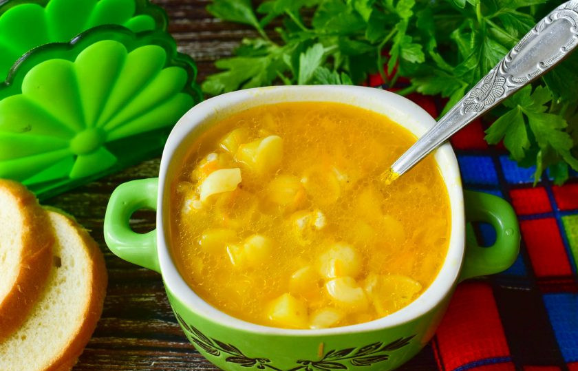 1. Этап. Суп с ракушками: Суп с ракушками готов! Приятного аппетита!