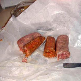 1. Этап. Запеченный Зити: Колбаса для рецепта: