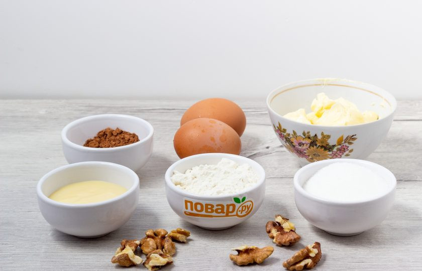 1. Этап. Кекс Уфимский по ГОСТу: Подготовьте все необходимые ингредиенты.