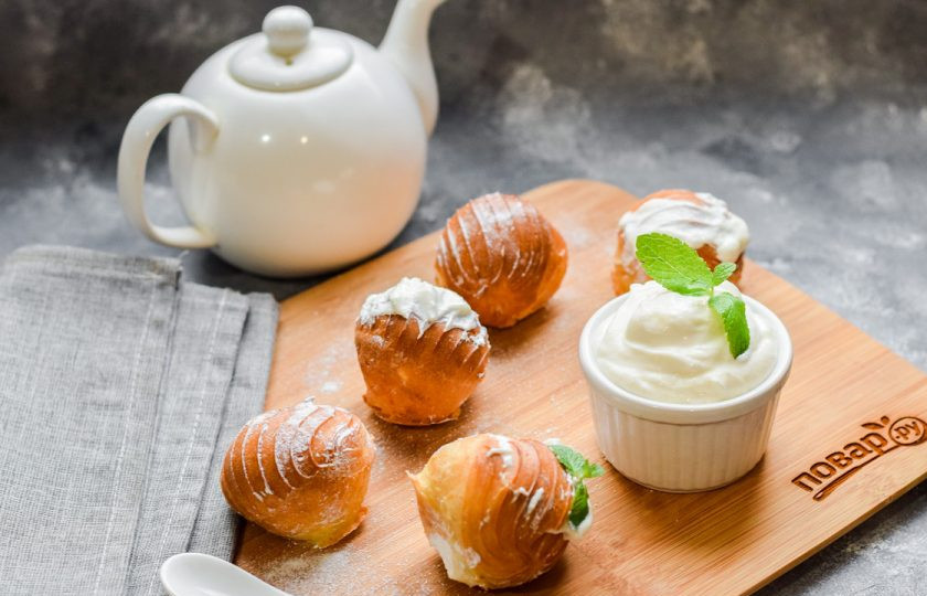 1. Этап. Крем для эклеров: Приятного аппетита!