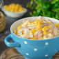 Капустный салат с кукурузой