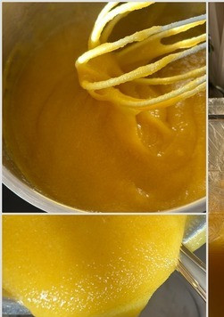 1. Этап. Торт морковный постный: И постоянно помешивая, повторяю, не давая закипеть, выпаривал жидкость. Уварил, в общем, до состояния жидкой манной каши. Перелил будущий крем в другую посуду и затянул пленкой «в контакт». Типа «а пусть не дышит». Отставил в прохладное место. Надо, чтобы остыло. В общем, пока пусть стоит себе, дожидается.