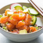 Salmon Avocado Poke Bowl
