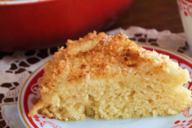 1. Этап. Датский пирог с кокосовой стружкой: Приятного аппетита!