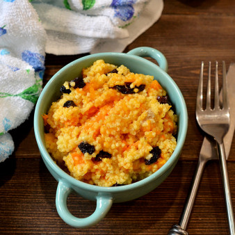 Тыквенная каша с изюмом