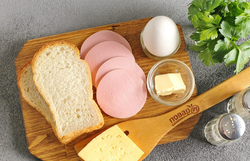 1. Этап. Португальский завтрак: Подготовьте все ингредиенты.