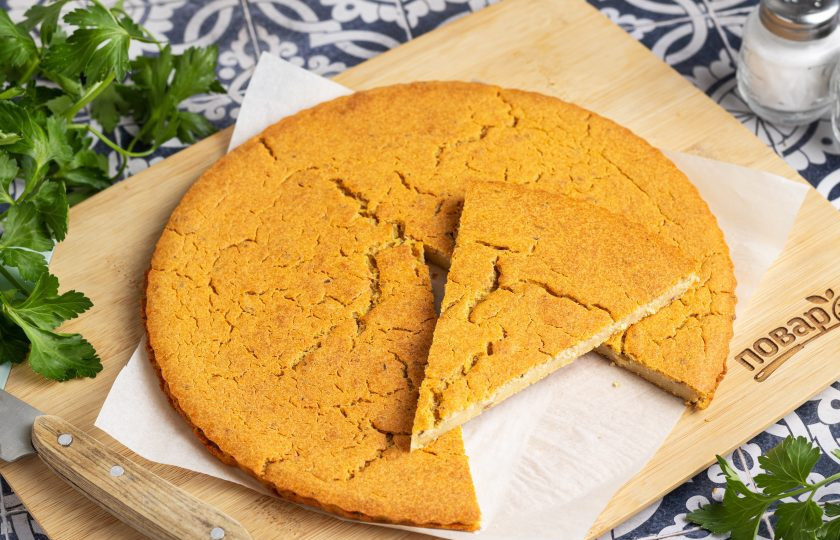 1. Этап. Фарината из гороховой муки: Приятного вам аппетита!