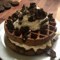 Oreo Cheesecake Waffles