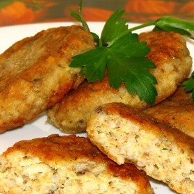 Котлеты из консервов с рисом