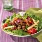 Spicy Black Bean Burger Tex-Mex Salad