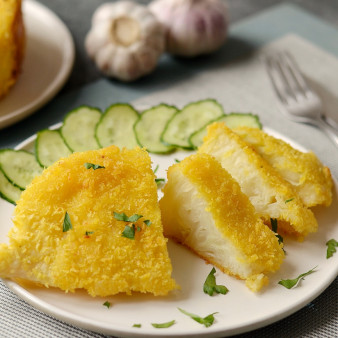 Шницель из молодой капусты